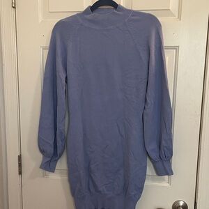Exlura Knit Sweater Dress in Periwinkle NWOT